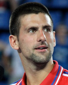 El segundo jugador del mundo, Noval Djokovic