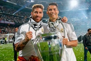 El Concreto- Sergio Ramos y Cristiano Ronaldo, jugadores del Real Madrid