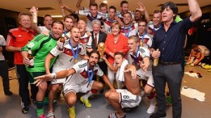 El Concreto- La selección alemana tras ganar la Copa del Mundo