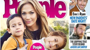 Jennifer Lopez y sus pequeños