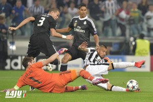 El encuentro entre la Juventus y el Real Madrid