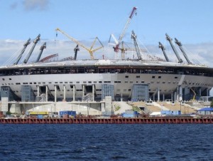 El Zenit arena, de los nuevos estadios