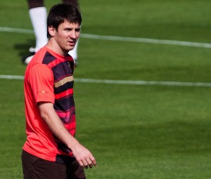 Lionel Messi milita en el FC Barcelona.