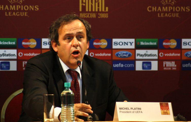 Platini es presidente de la UEFA.