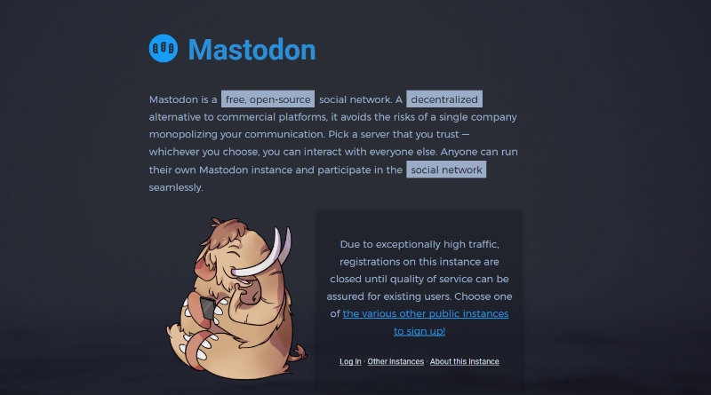 Mastodon se planta firmemente contra Twitter