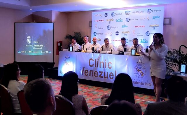 Rueda de prensa Real Madrid Clinic Venezuela