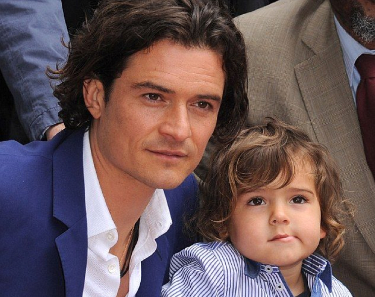 Orlando Bloom y su pequeño hijo Flynn