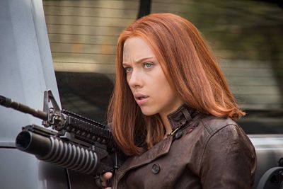 Scarlett Johansson en Captain America The Winter Soldier
