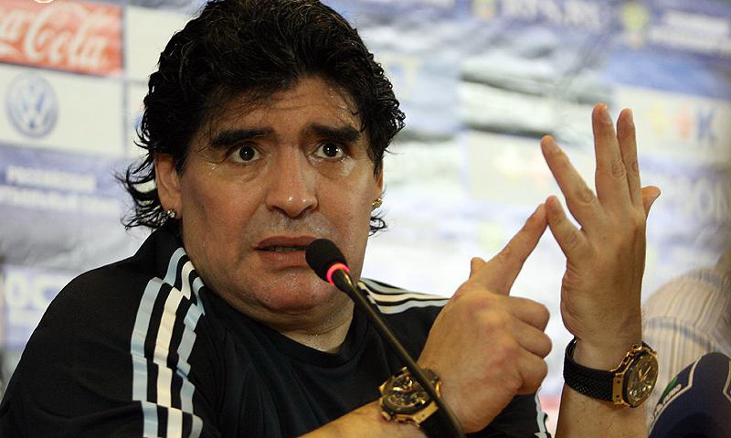 Diego Maradona fue operado en Maracaibo