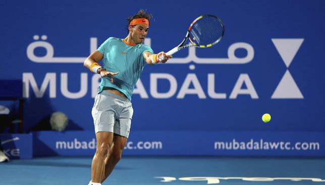 Rafael Nadal consigue el triunfo en Abu Dhabi