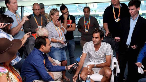 Federer cree que Nadal puede llegar a la final de Miami