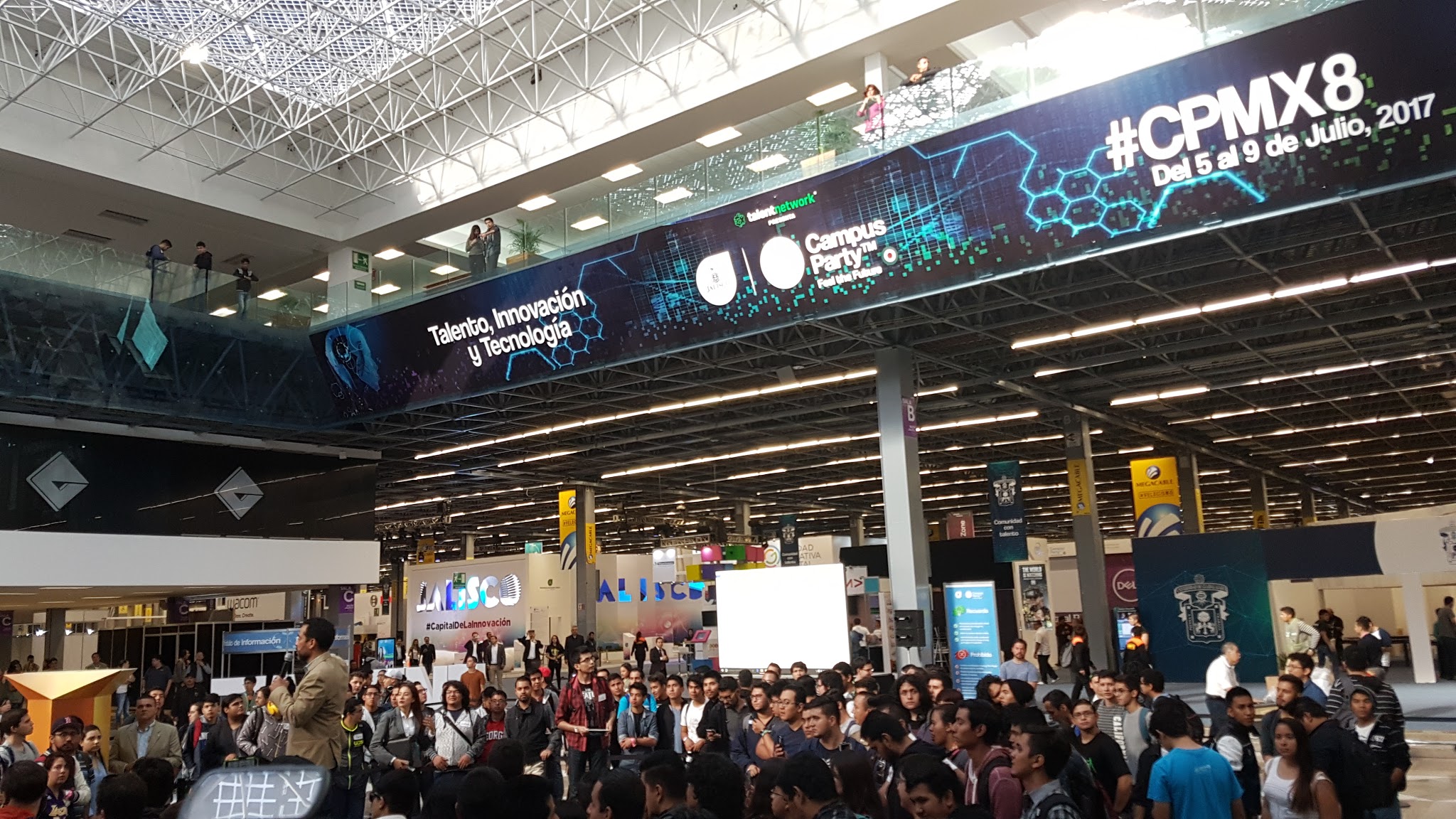 Ya se dio inicio al mayor evento de tecnología en México, el Campus Party es un mar de tecnología