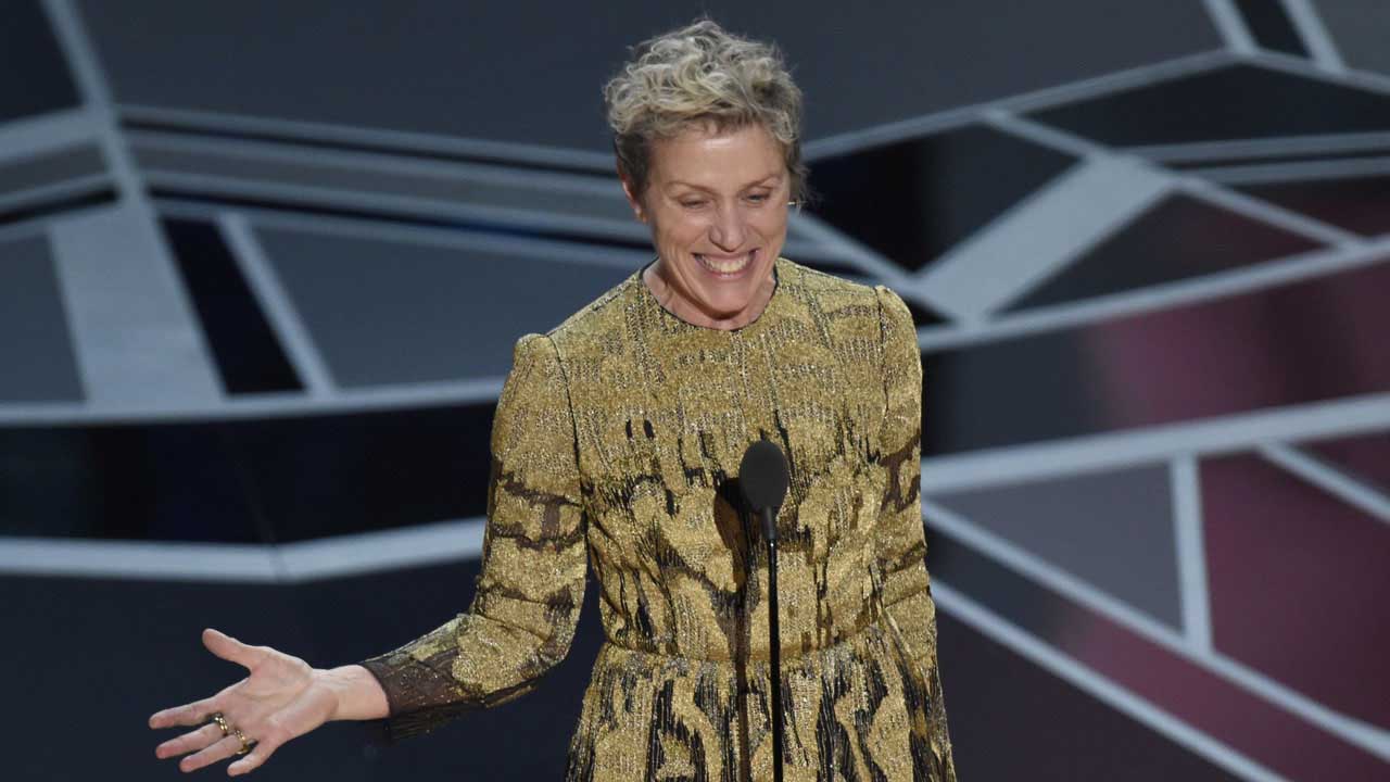 McDormand pierde su Óscar mientras celebraba