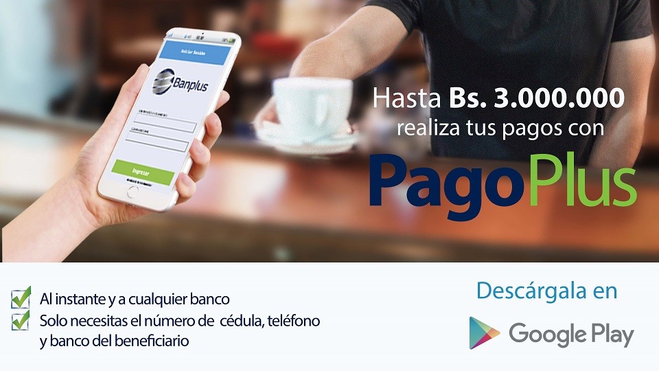 Diego Ricol - Pago móvil interbancario Pago Plus Banplus