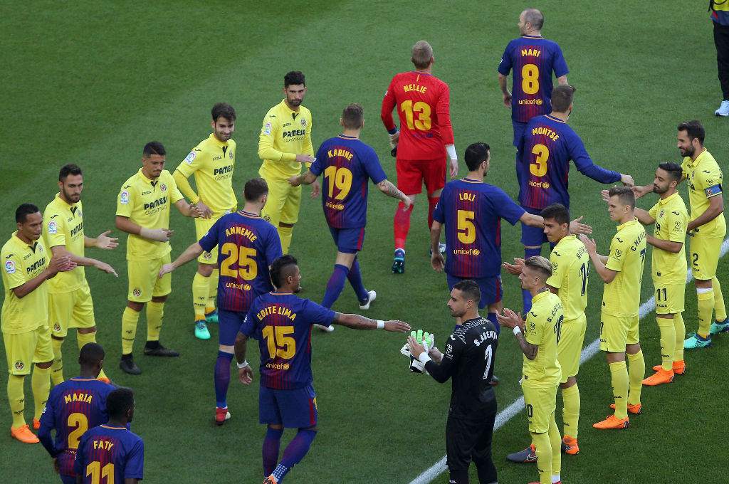 El Villarreal sí hizo pasillo al Barcelona por el campeonato