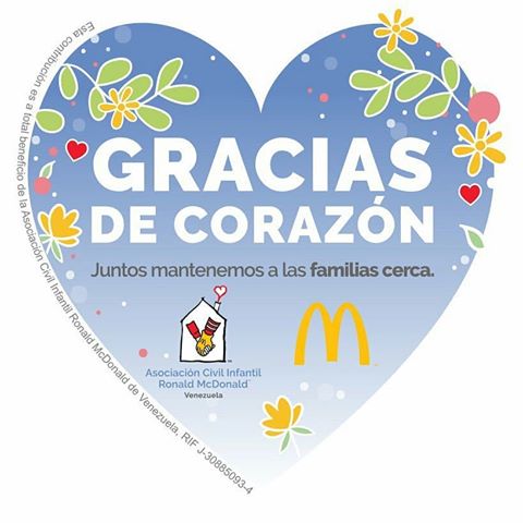 Casa Ronald McDonalds cerró de forma exitosa  campaña “Gracias de Corazón”﻿