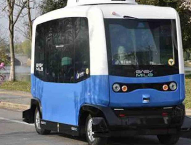 Prueban autobús autónomo 5G en China