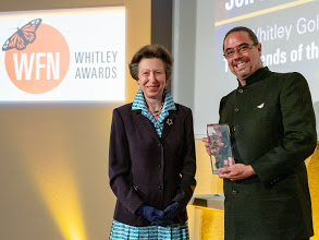 Talento venezolano recibió el Gold Award del Whitley Fund for Nature