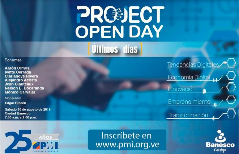 Primera edición del Project Open Day será en Caracas