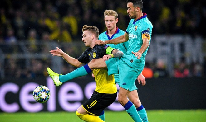 Barcelona empata 0-0 en Dortmund
