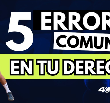 5 errores de técnica de Tenis