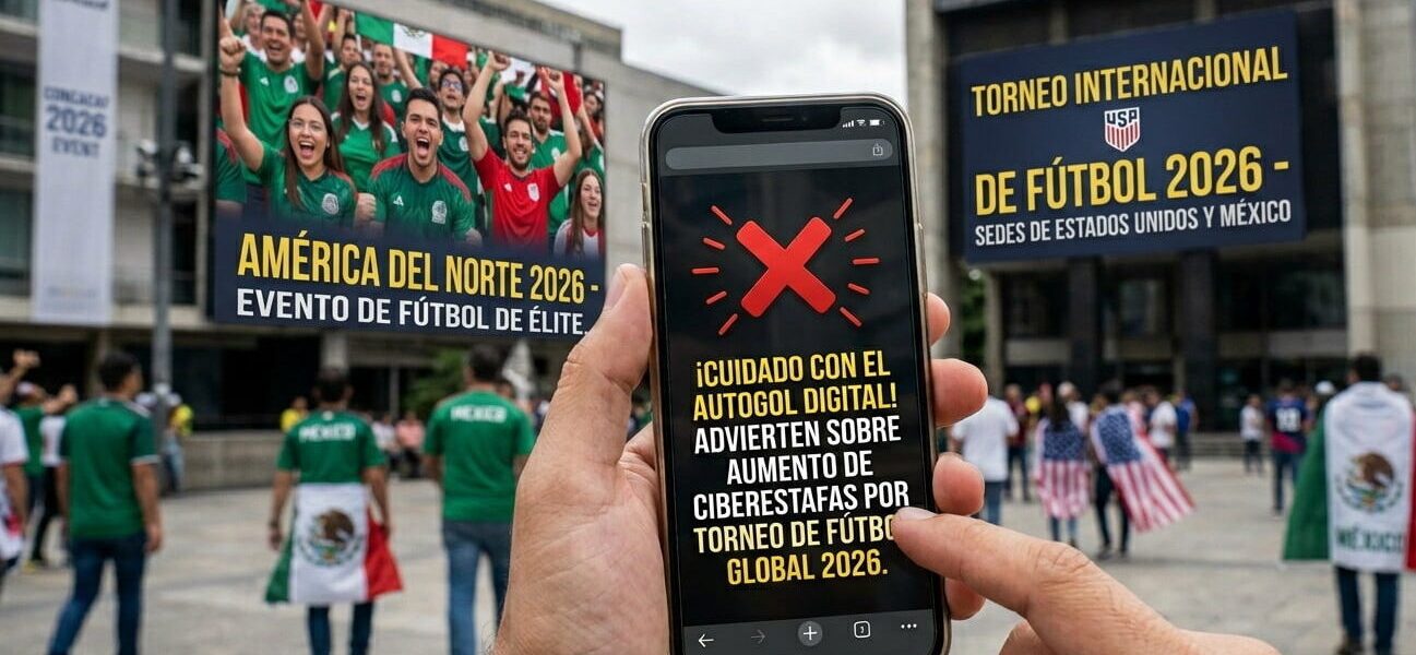 Alertan sobre ciberestafas por el Mundial 2026: ¡Cuidado con un autogol digital!