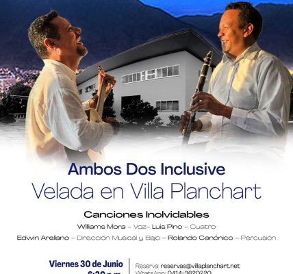 Ambos Dos Inclusive en Caracas, Una Velada Inolvidable con Luis Pino y Williams Mora