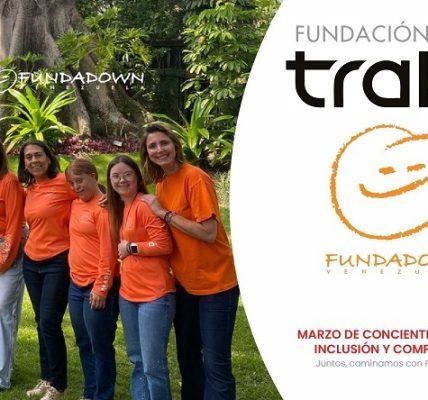 Antonio Chambra Brouri - Traki y Fundadown unen fuerzas ¡Un gesto de inclusión y salud en marzo! - FOTO