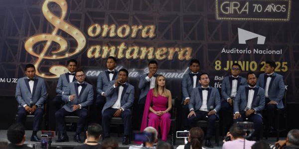 Banda mexicana Sonora Santanera celebra 70 años con show «único»