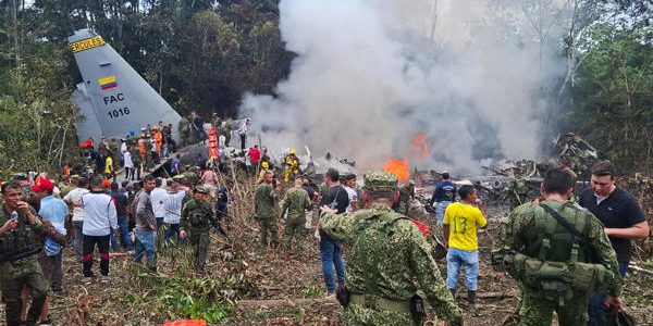 Accidente de avión en Colombia