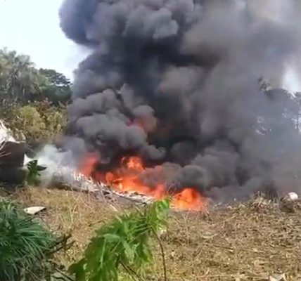 avión militar - Colombia - accidente