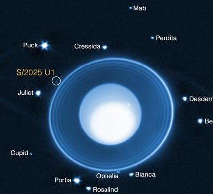 Descubren nueva luna de Urano gracias a James Webb