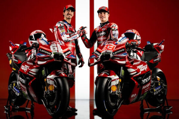 Ducati presentó la moto de Márquez y Bagnaia para la próxima temporada