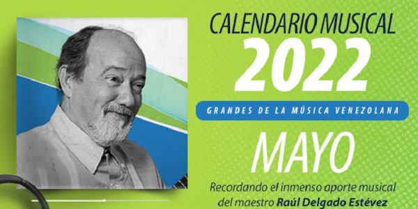 Diego Ricol - Calendario Musical Banplus 2022 - Raúl Delgado Estévez ¡Un músico para siempre! - FOTO