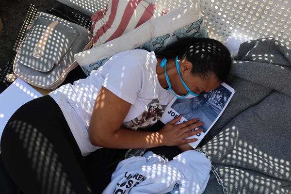 familiar de presos políticos - huelga de hambre - zona 7