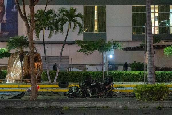 Carro bomba en Guayaquil
