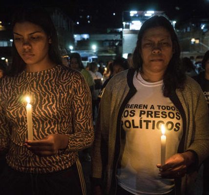 Familiares de presos políticos