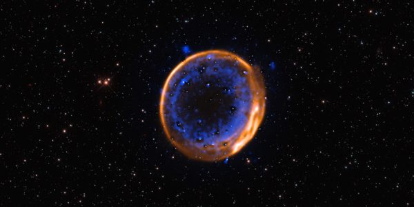 Imagen muestra restos de estrella destruida por doble explosión