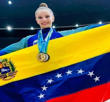 Jimena Domíguez logró hito para la gimnasia venezolana