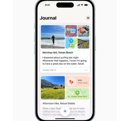 Journal puede ser una de las novedades más importantes que lleguen con iOS 17 antes de que acabe el año.- Blog Hola Telcel