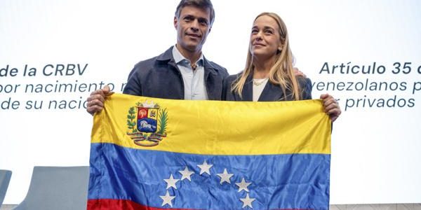 Leopoldo López y Lilian Tintori