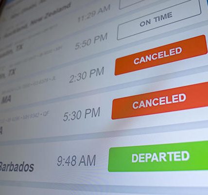 Vuelos cancelados en EEUU