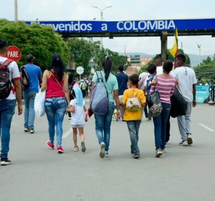 migrantes venezolanos en Colombia