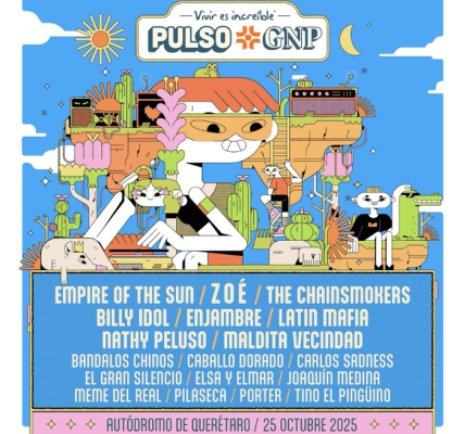 Cartel completo del festival Pulso GNP.- Blog Hola Telcel