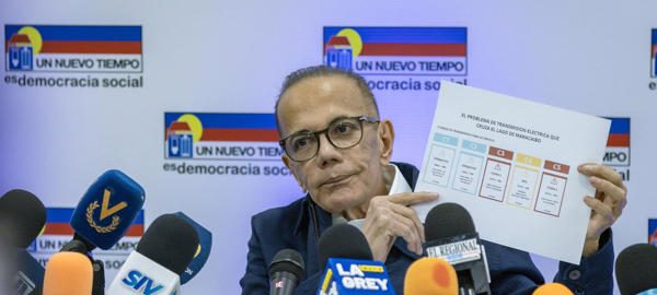 Rosales presentará plan a EEUU para solventar fallas eléctricas en Zulia