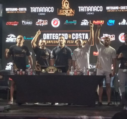 Sebastian Cano Caporales: Sexta edición de Legion MMA a punto de fuego en el Hotel Tamanaco