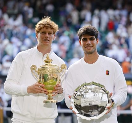 Sinner se impuso ante Alcaraz en la final de Wimbledon