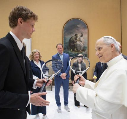 Sinner sobre su reunión con León XIV: «Nunca había experimentado algo así»
