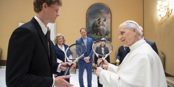 Sinner sobre su reunión con León XIV: «Nunca había experimentado algo así»