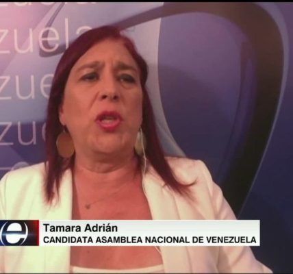 Tamara Adrián, primera mujer transgénero en aspirar a la presidencia en Venezuela